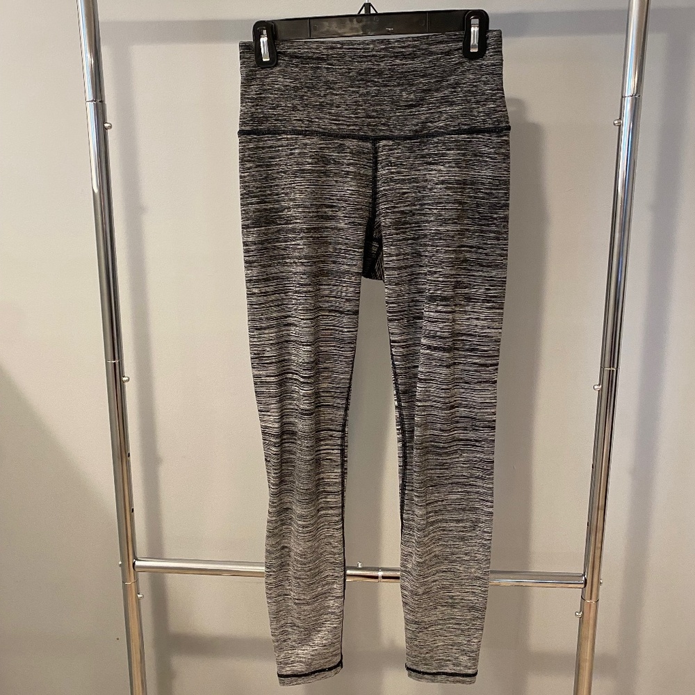 Aerie Chill. Play. Move High Rise Leggings – Gray Space Dye – Size M
